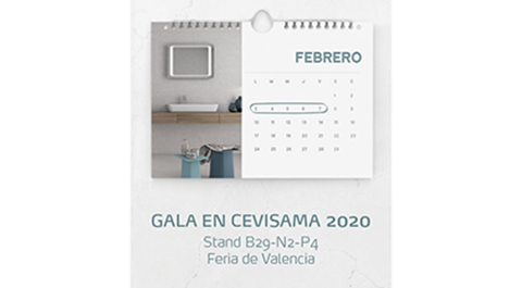Gala presentará sus novedades en cerámica y equipamiento de baño en Cevisama 2020